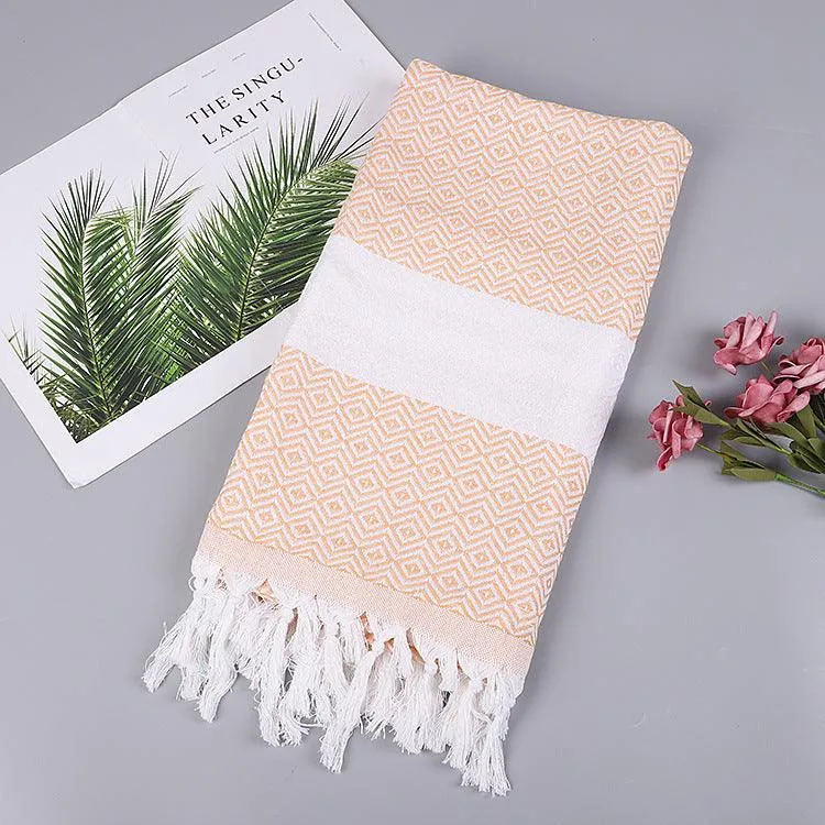 Handmade Tassel Blanket Turkish Beach Towel