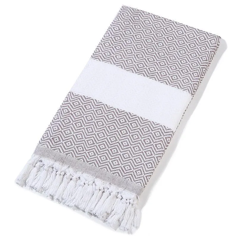 Handmade Tassel Blanket Turkish Beach Towel