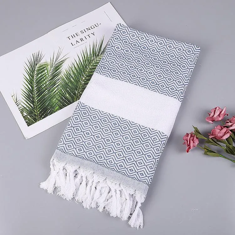 Handmade Tassel Blanket Turkish Beach Towel