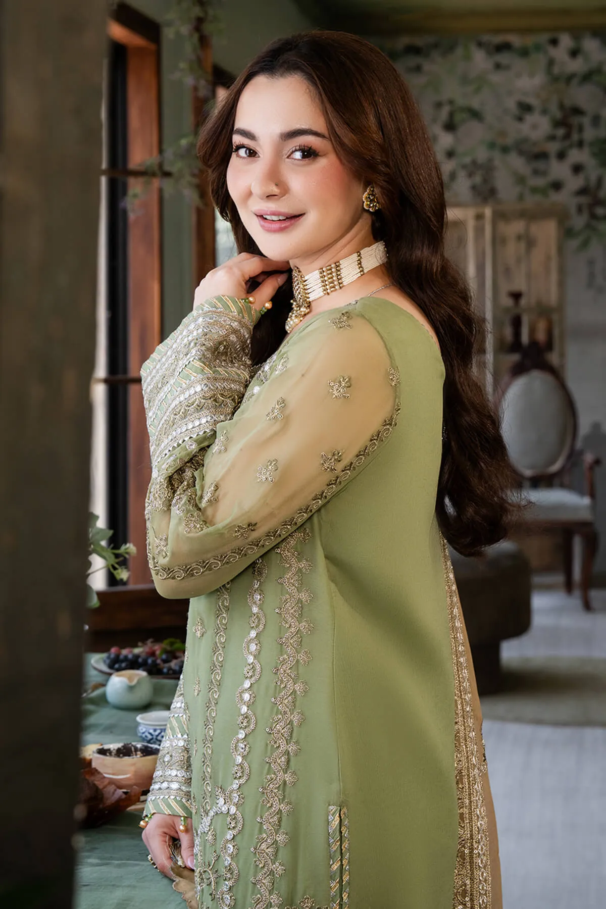 Imrozia x Hania Aamir Naina Chiffon Formals – I-191 Aabia