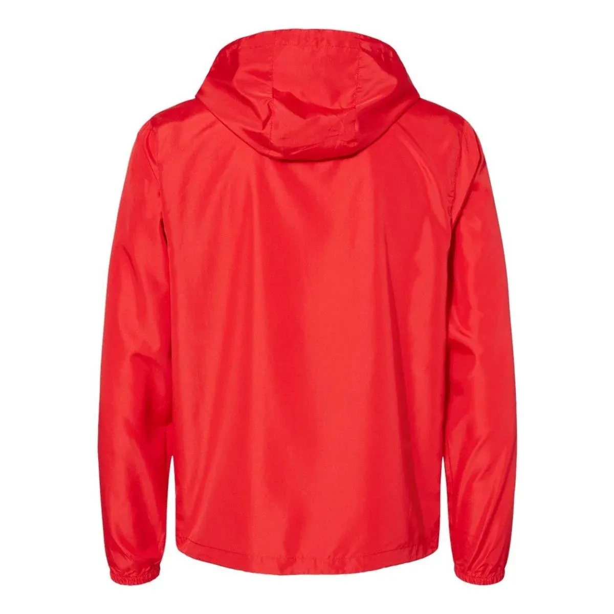 Independent Trading Co. Lightweight All-Zip Windbreaker, Dark Red