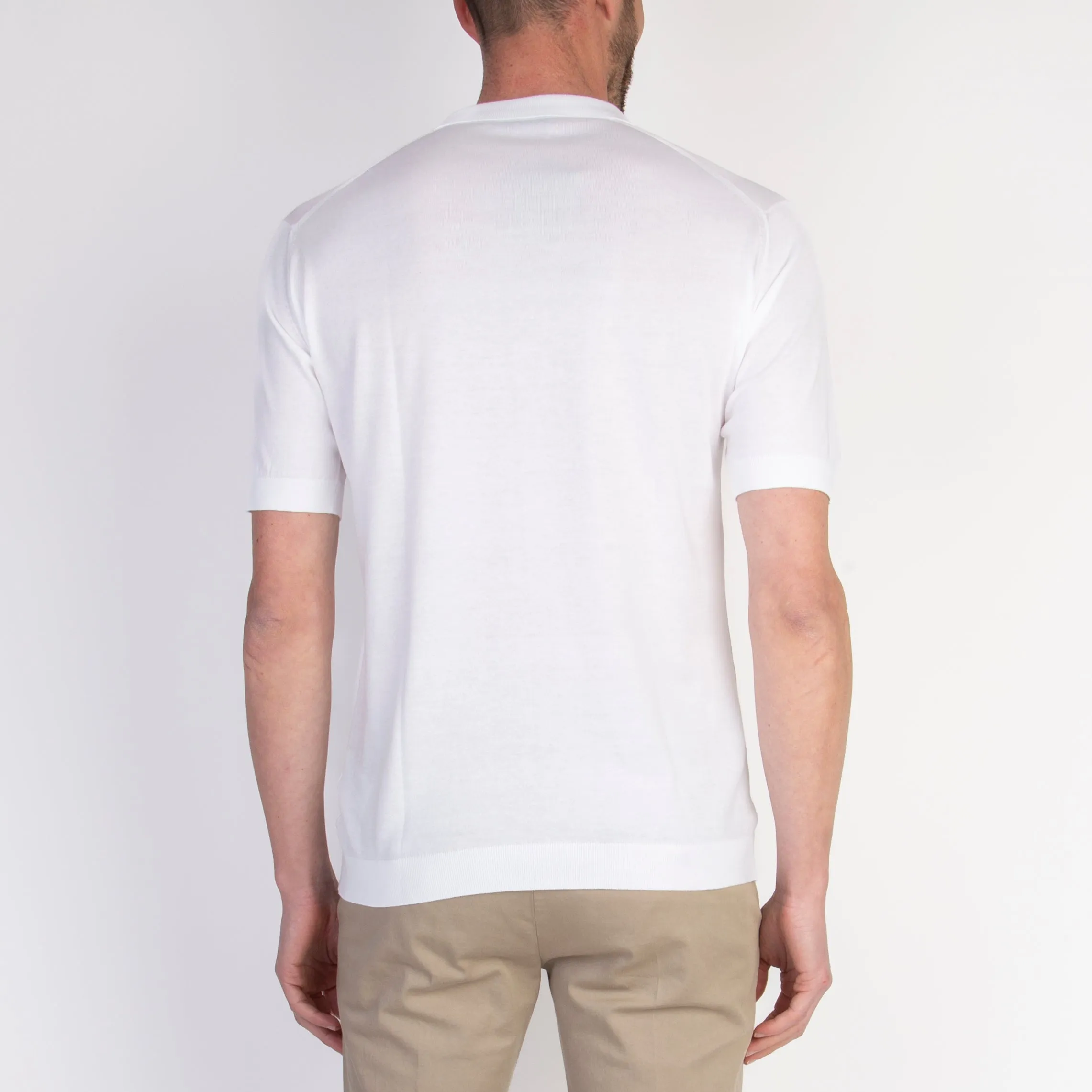 JOHN SMEDLEY POLO NOAH S/S WHITE