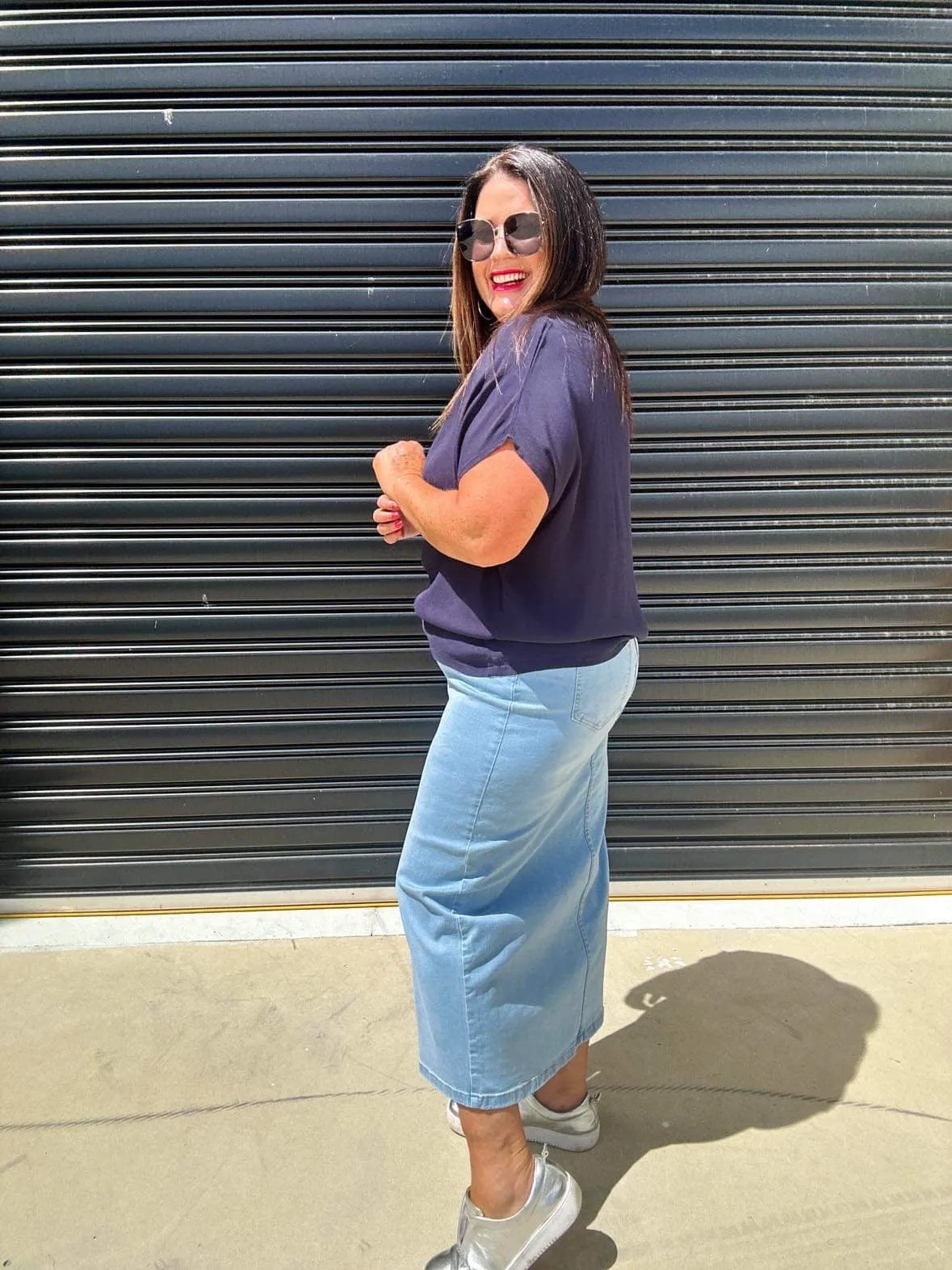 Jovi Maxi Denim Skirt