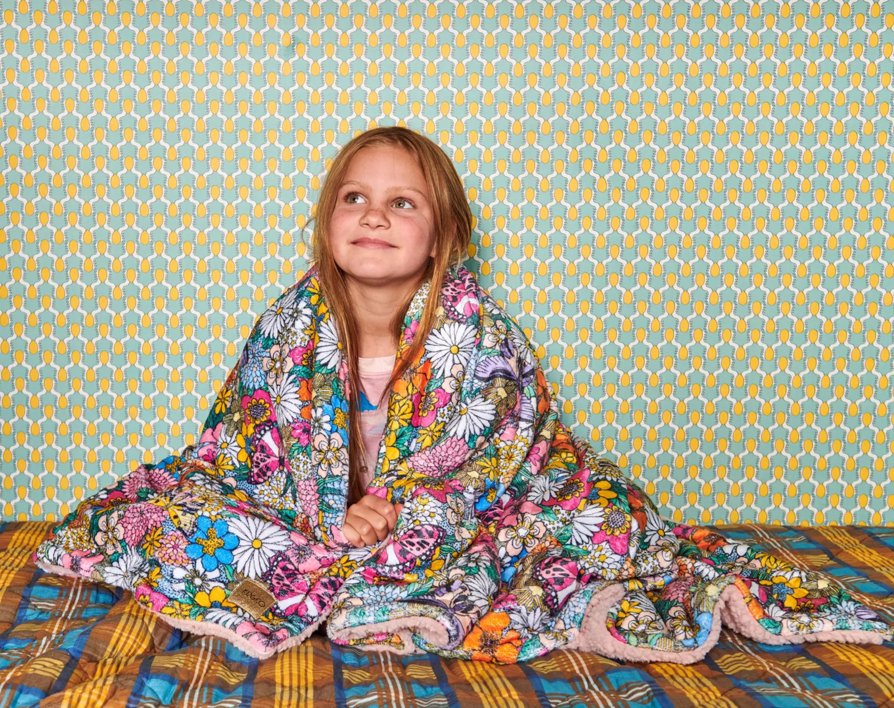 Kip & Co Bliss Floral Kids Kuddle Blanket