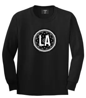 LA Bandana Print Los Angeles Long Sleeve T-Shirt