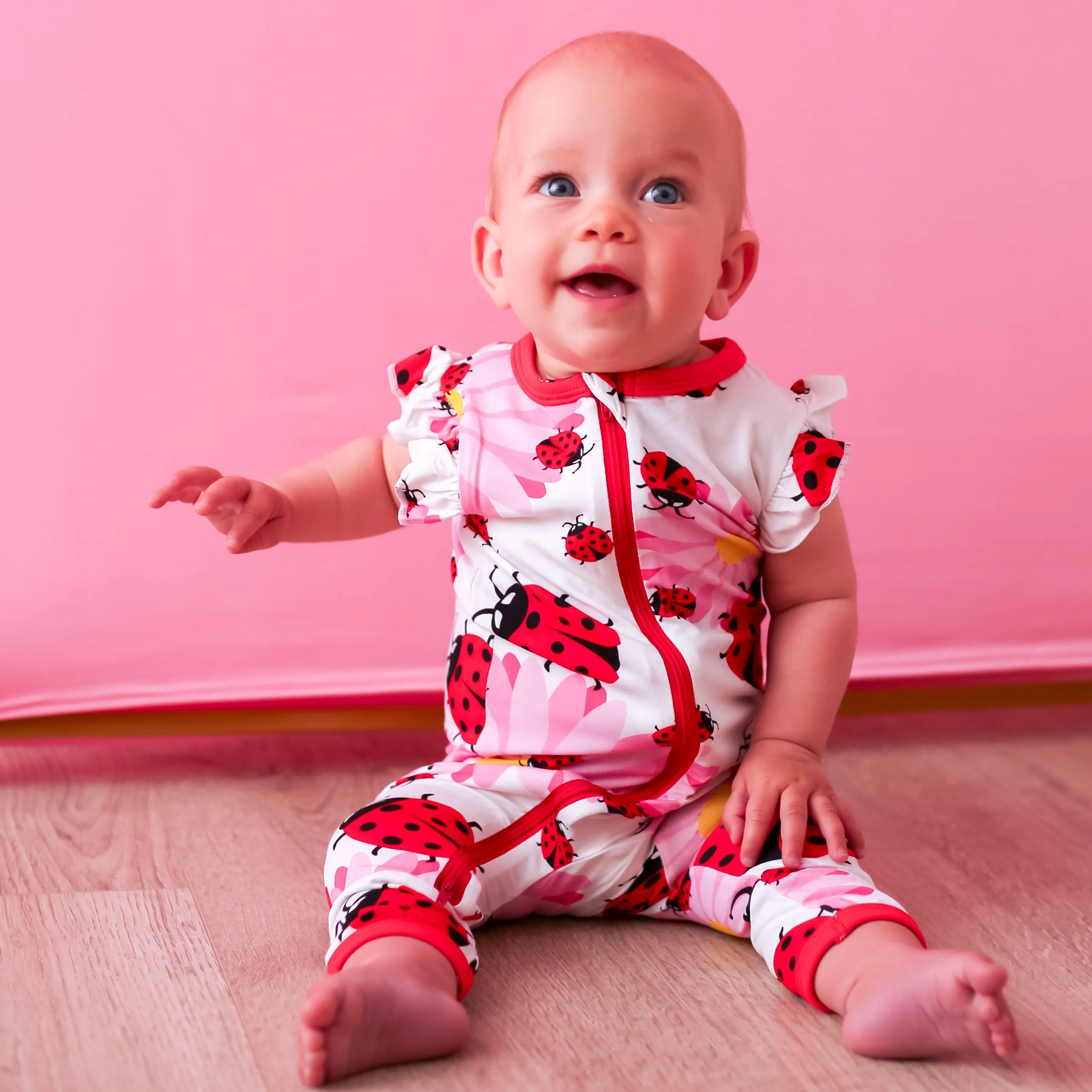 Ladybugs Romper