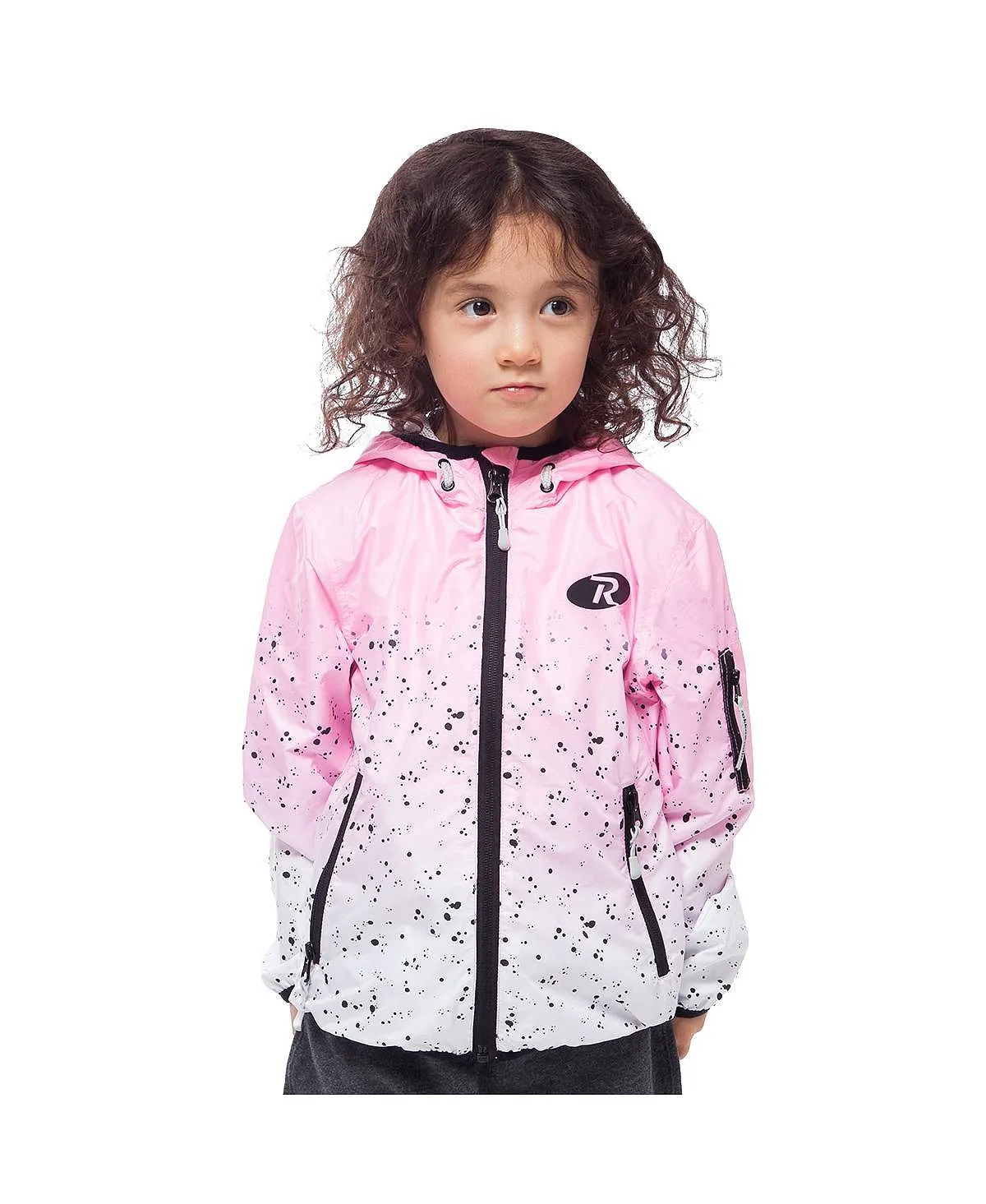 Light windbreaker for little and big girls, sizes XS-XXL Rokka&Rolla