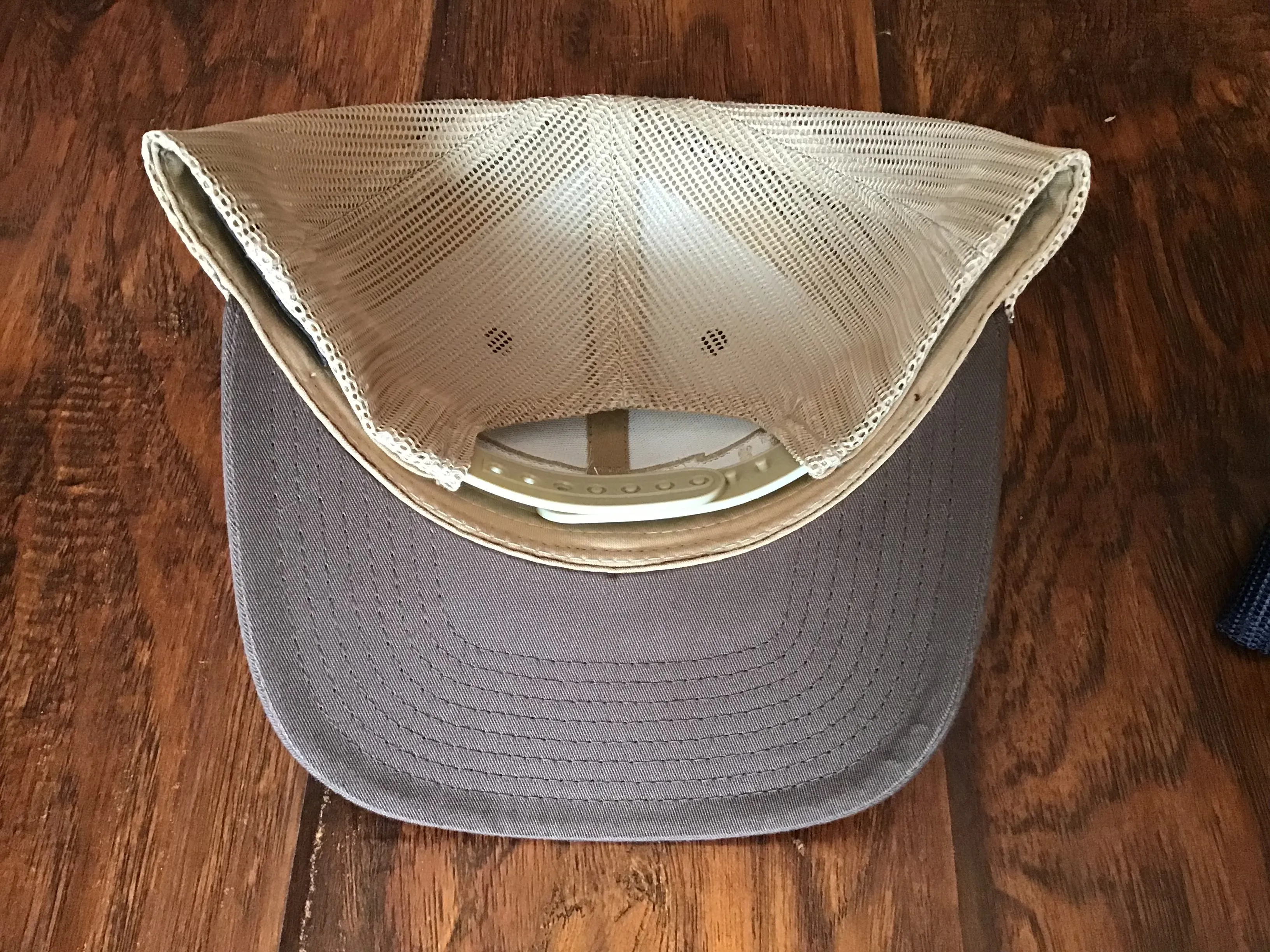 Local Trucker Hat - Brown/Khaki with Khaki Stitching