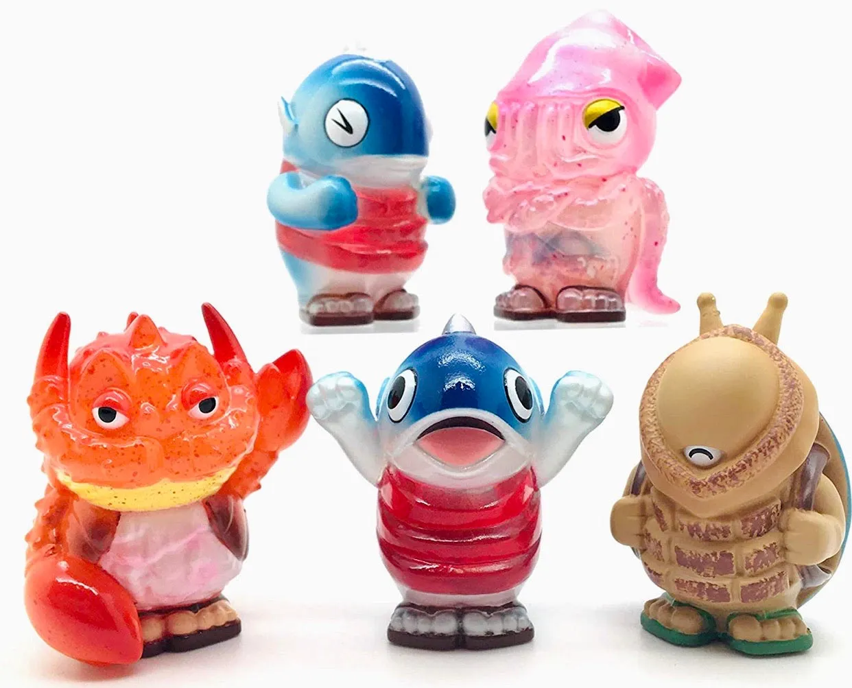 Mame Moyashi Sofubi Chibi Finger Puppet Series 1 Chino Lam Box Set