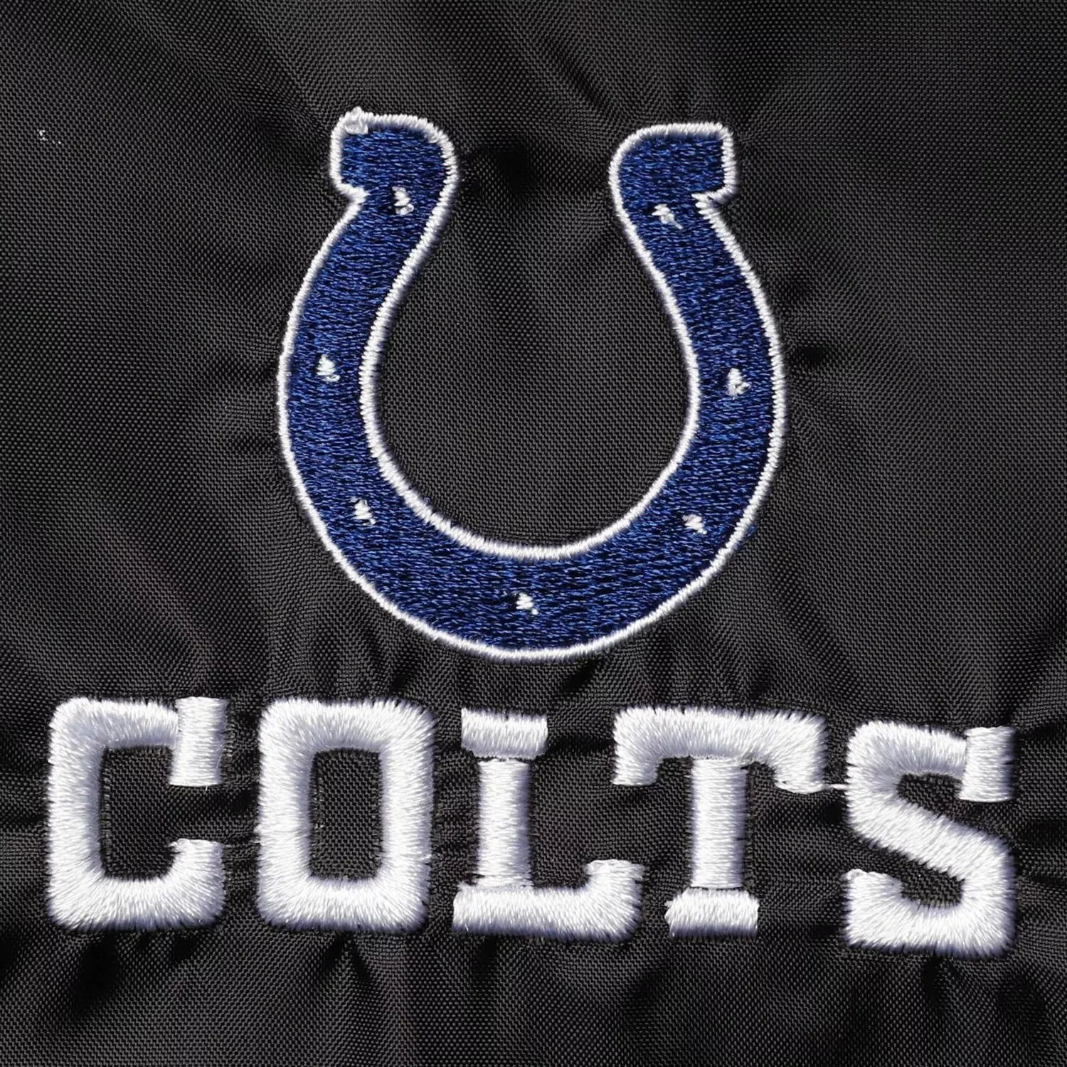 Men's Dunbrooke Black Indianapolis Colts Coaches Classic Raglan Snap Windbreaker