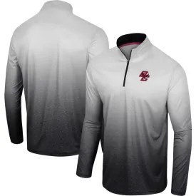 Men's windbreaker with quarter zip, white/black according to the laws of physics Boston College Eagles Colosseum