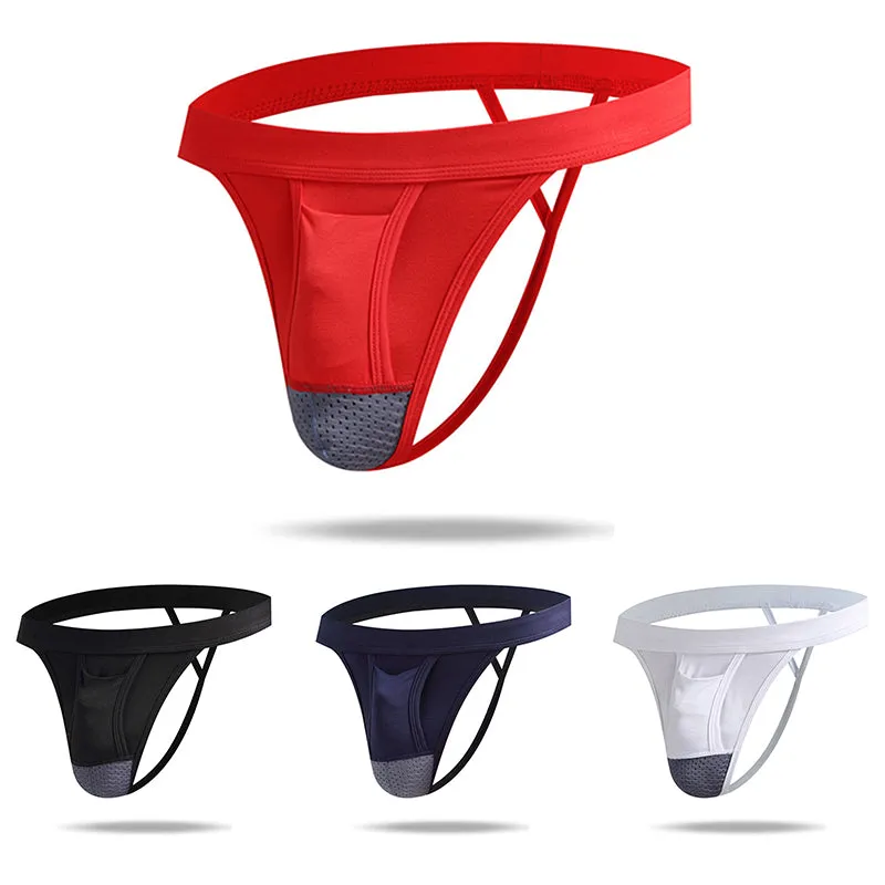 Micro Modal  Cool  Dual Pouch Men's Thong