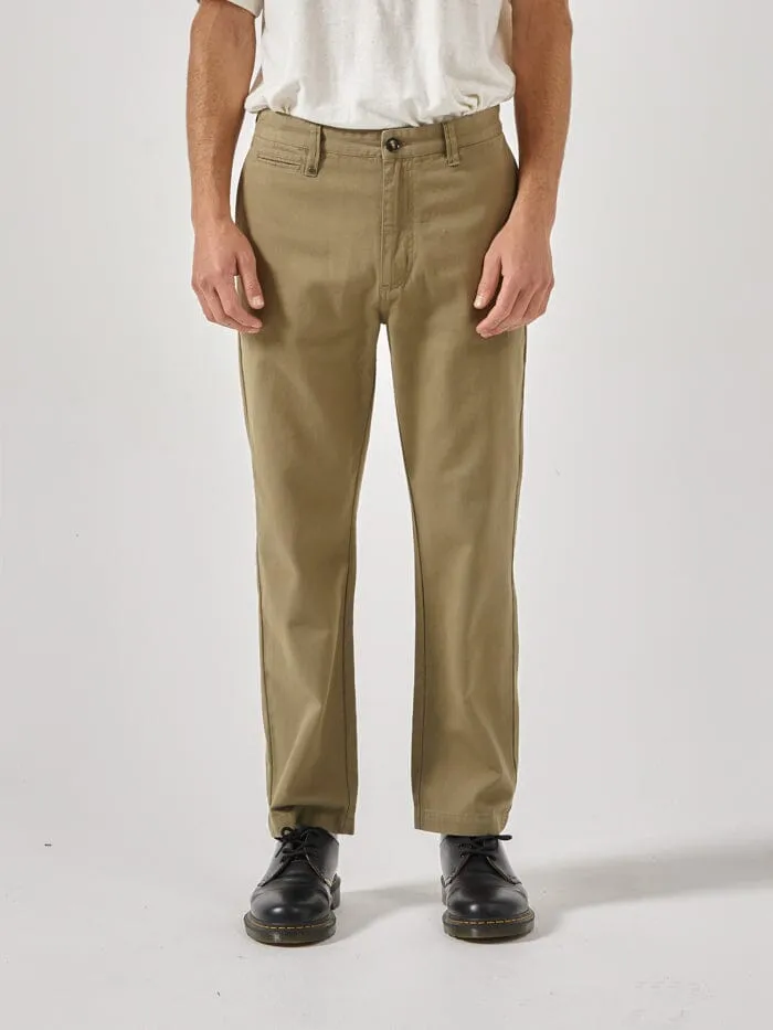 Minimal Thrills Work Chino - Aloe