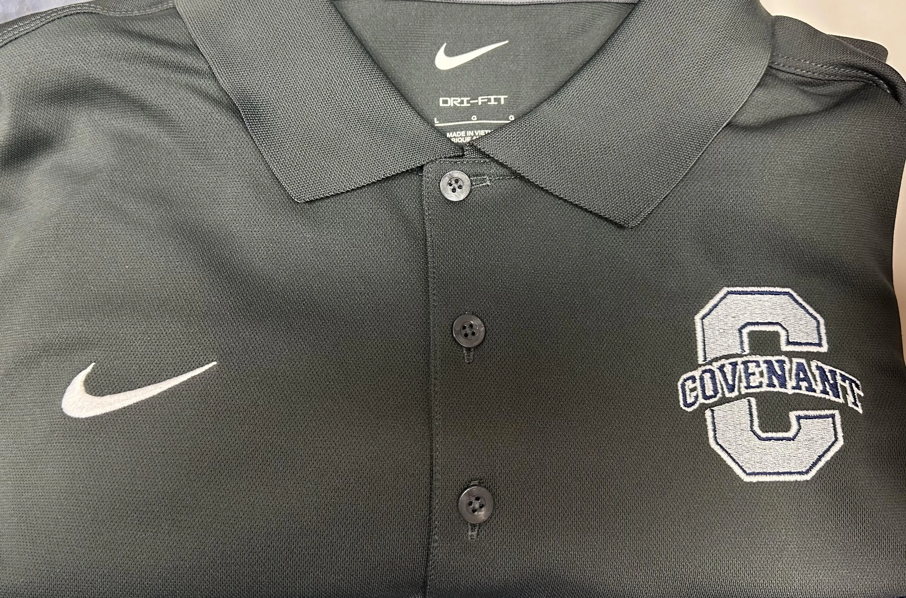 Nike Mens Polo - embroidered logo - NEW Stripes and Solids!