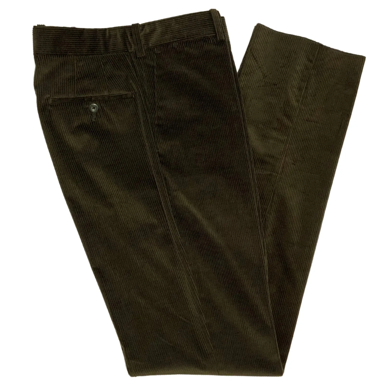 Olive Cotton Corduroy Trouser