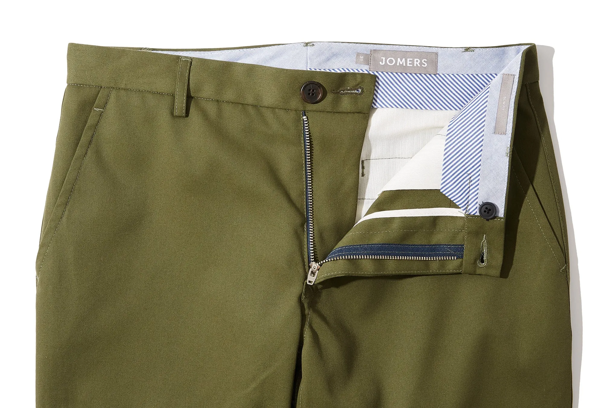 Olmstead (Slim) - Olive Japanese Twill Chino