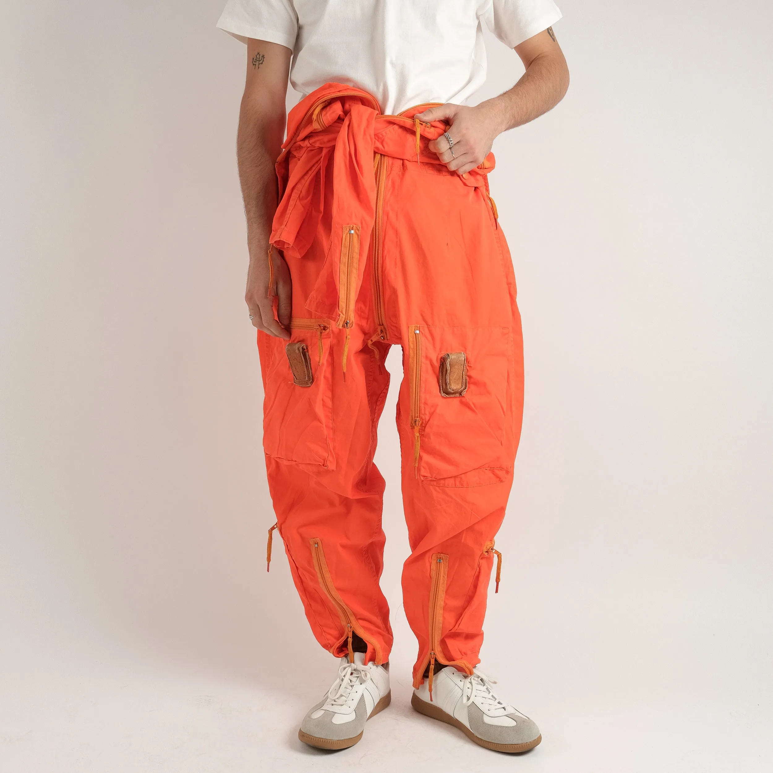 ORANGE FLIGHT COVERALL