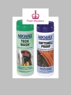 Original and Riding Gloves Posh Muckerz® Nikwax® Care Pack