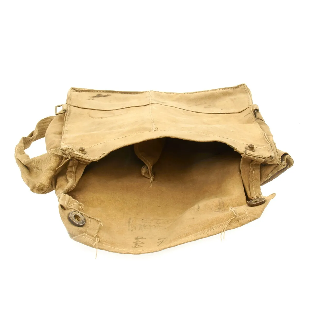 Original British WWI Small Box Respirator Gas Mask with Canister in Haversack - dated 1917