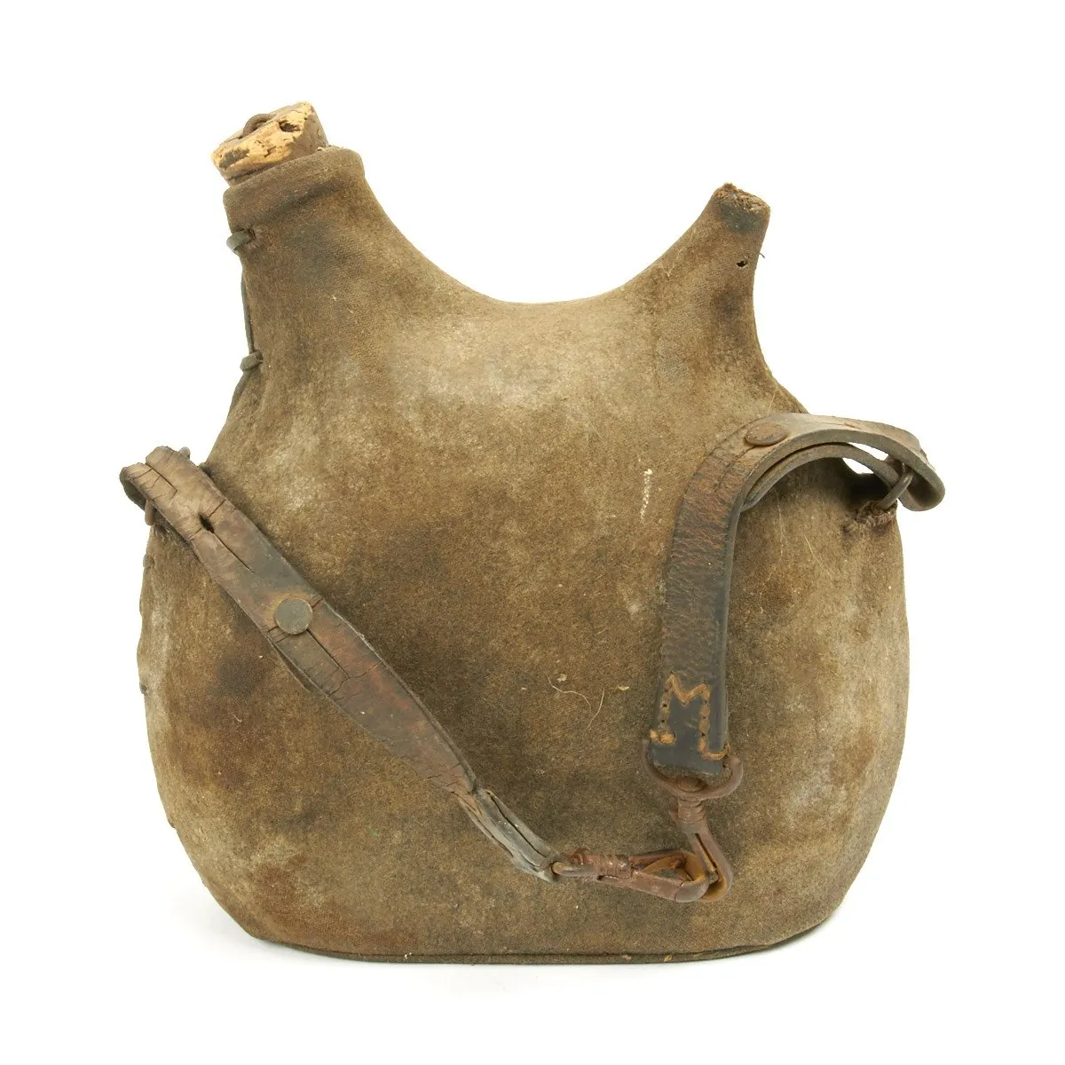 Original French WWI Model 1877 Canteen (2 Liter) - Bidon