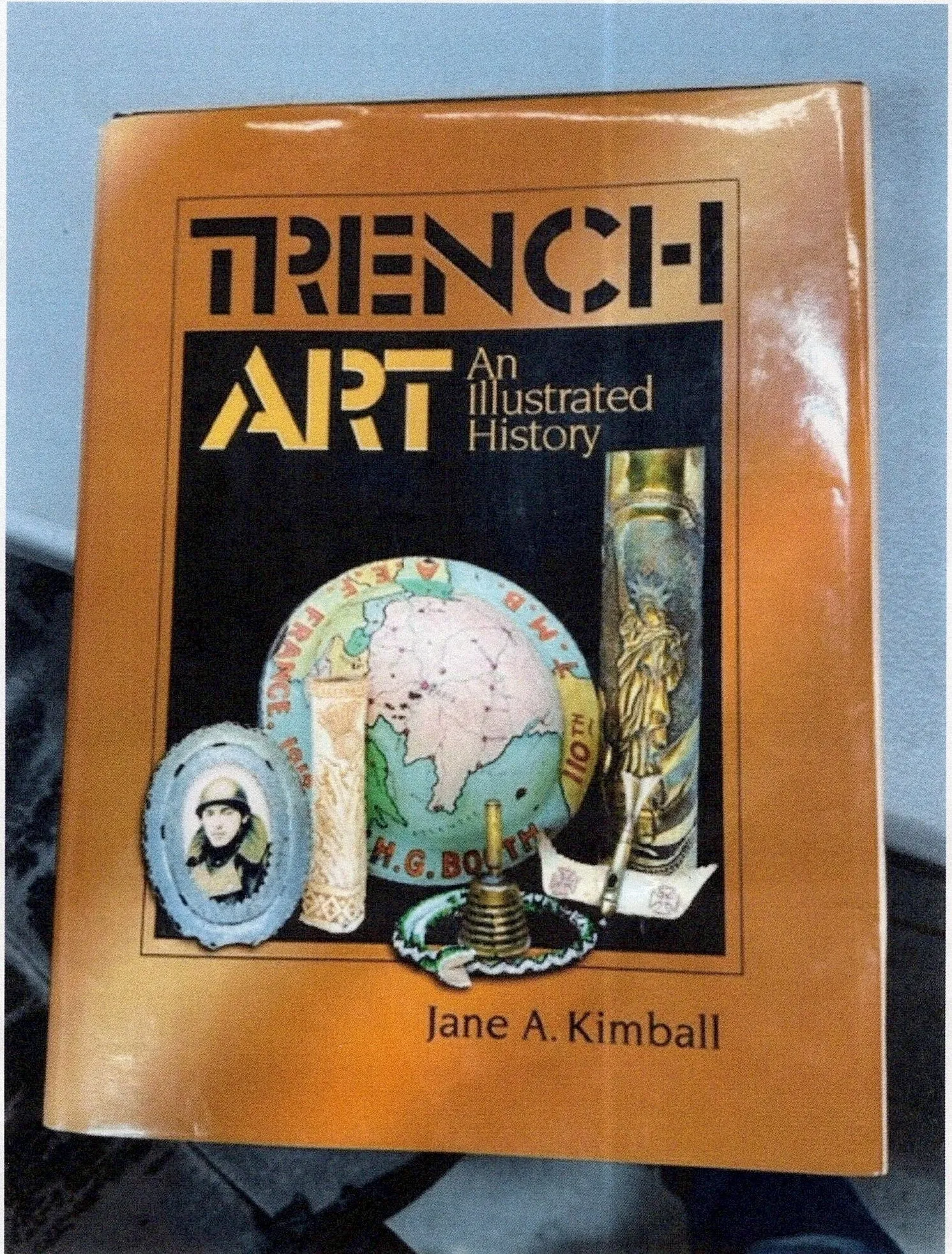 Original French WWI Trench Art “Windproof” Lighter Made From Brass As Featured In The Book “Trench Art, An Illustrated History” by Jane Kimball on Page 200