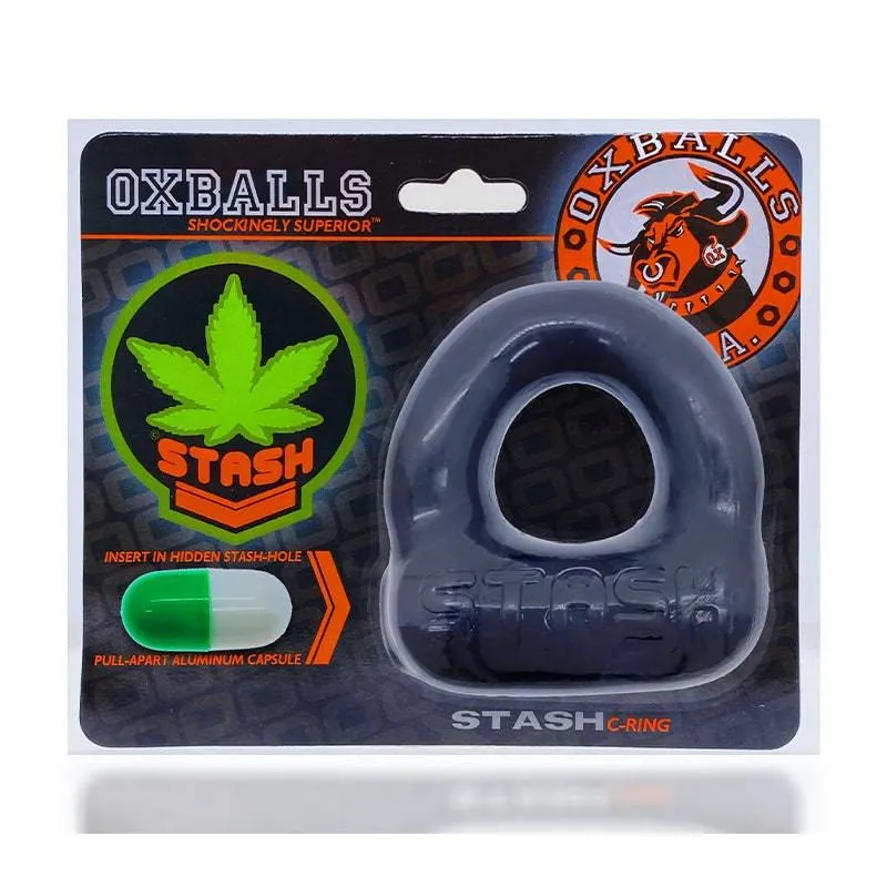 Oxballs Stash Cockring with Aluminum Capsule Insert