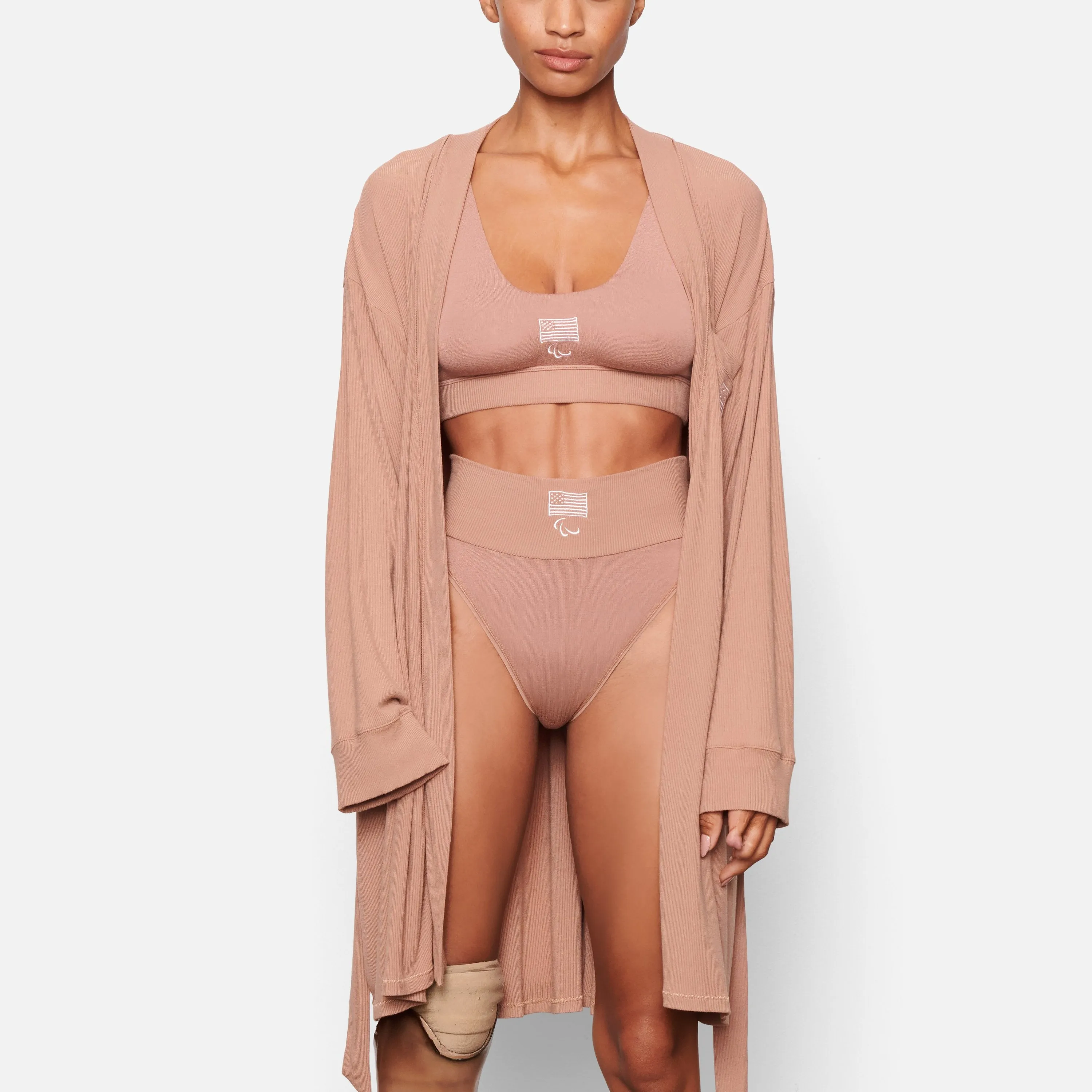 PARALYMPIC CAPSULE RIB ROBE | SIENNA