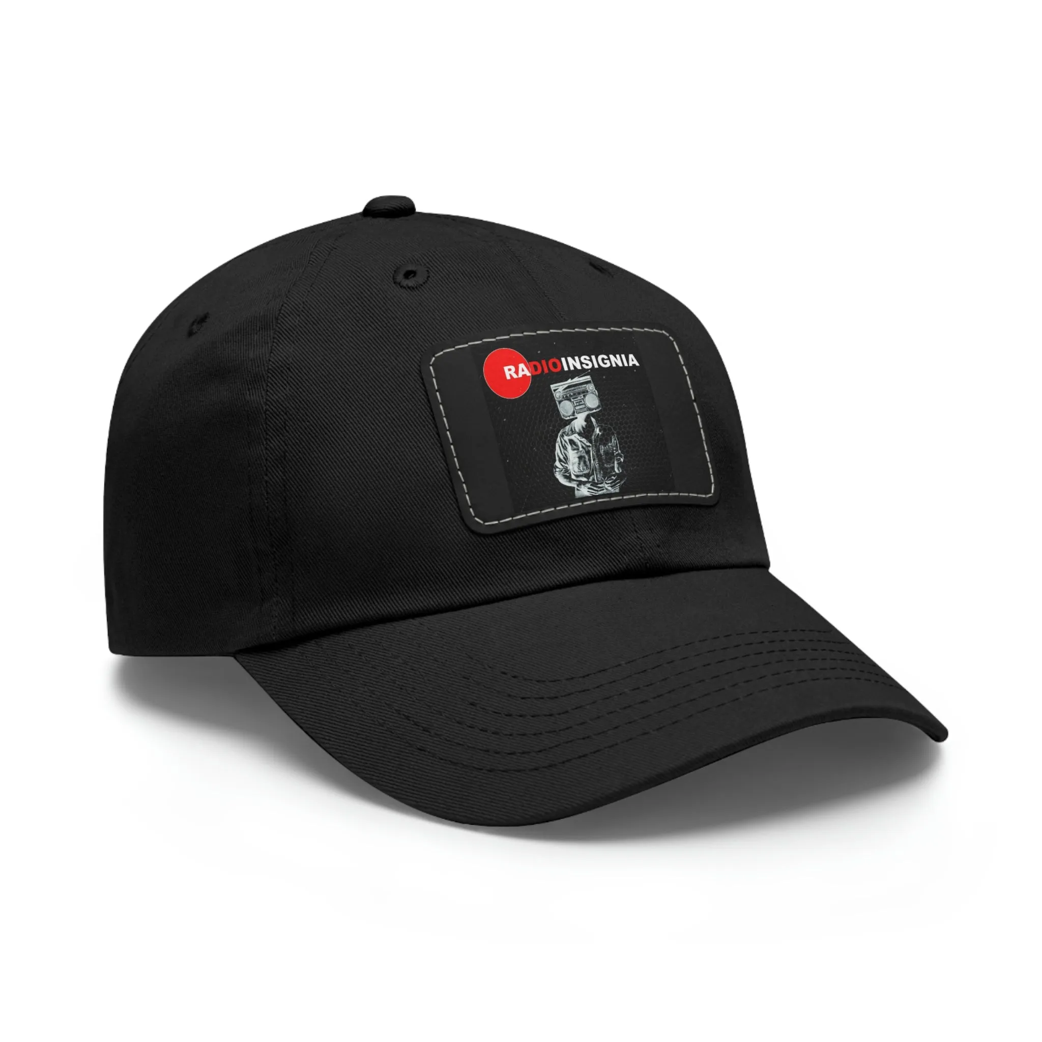 Radio Insignia Dad Hat with Leather Patch by Insignia