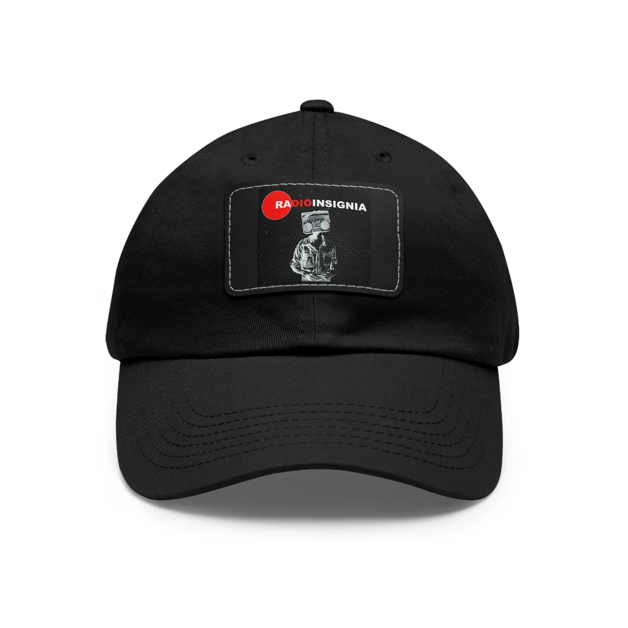 Radio Insignia Dad Hat with Leather Patch by Insignia