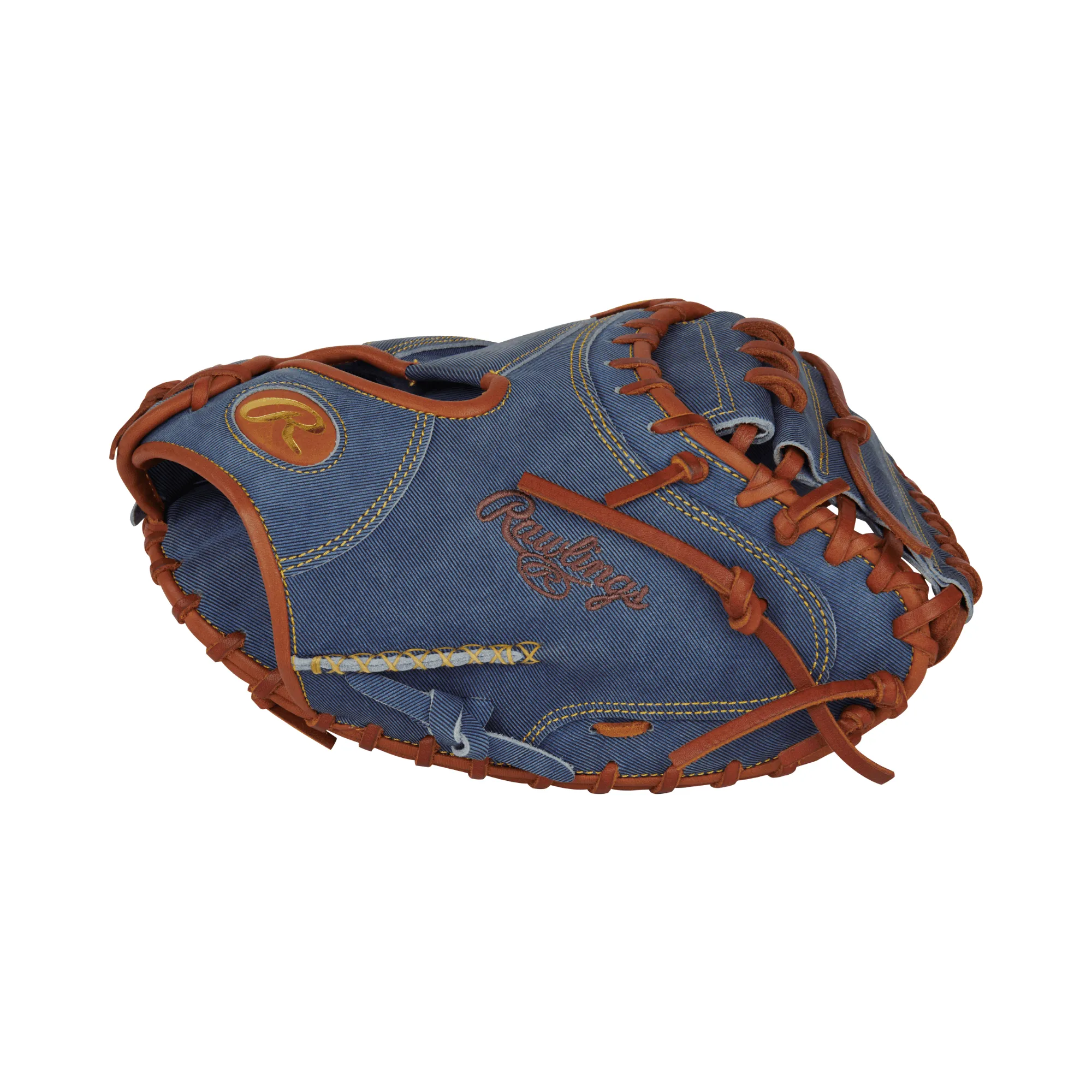 Rawlings Heart of the Hide Pro Label Denim Edition Catchers Mitt 34" RHT