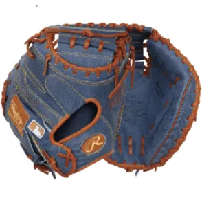 Rawlings Heart of the Hide Pro Label Denim Edition Catchers Mitt 34" RHT