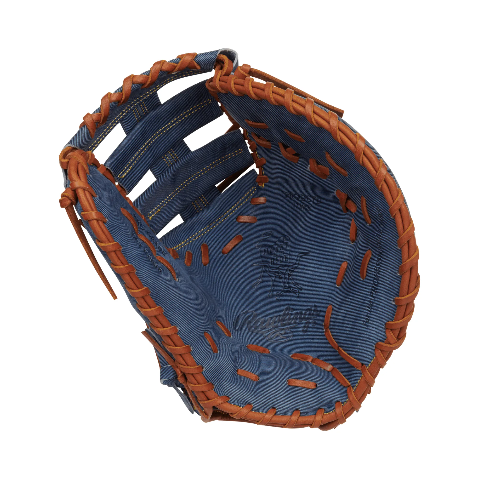 Rawlings Heart of the Hide Pro Label Denim Edition First Base Mitt 13" RHT