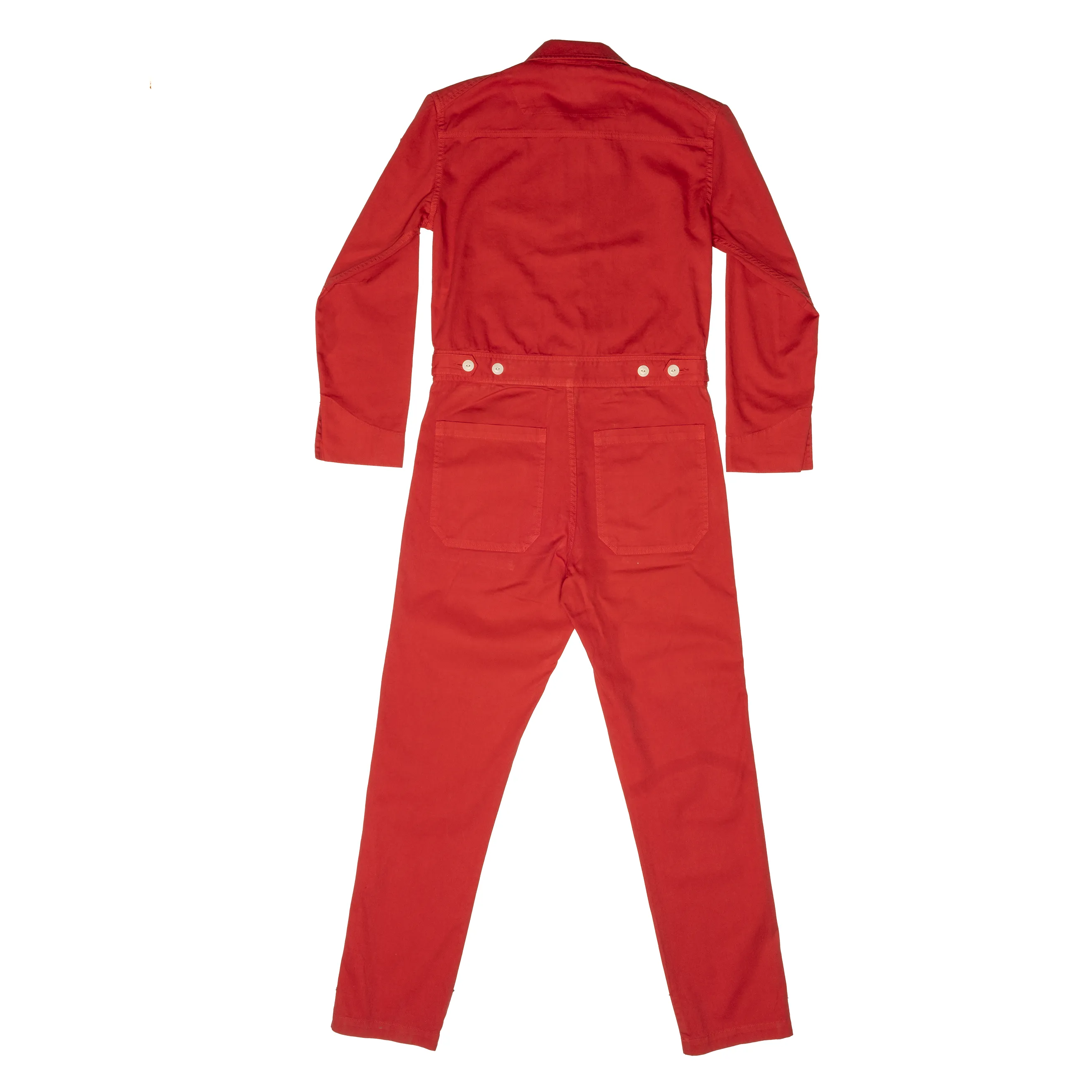 Red Garment Dyed Coveralls