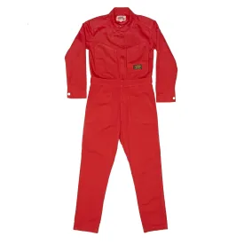 Red Garment Dyed Coveralls