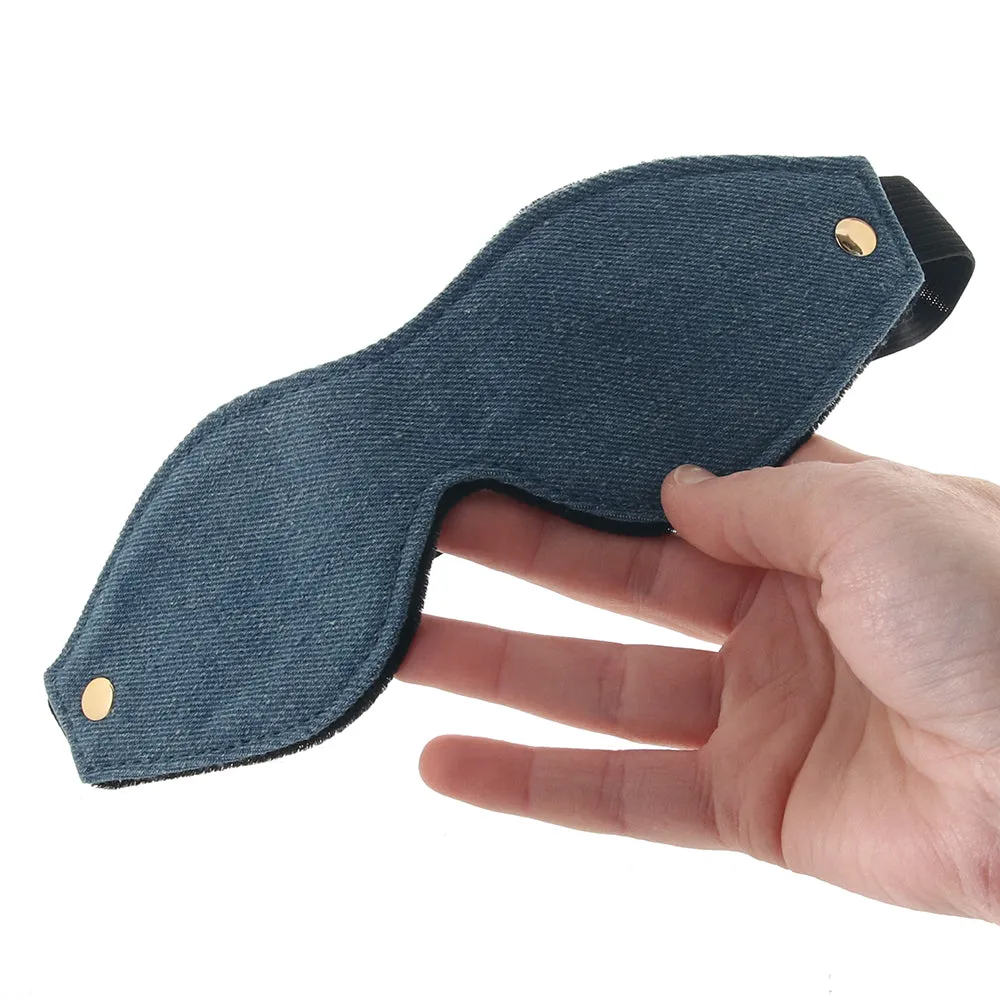 Ride 'Em Denim Eye Mask