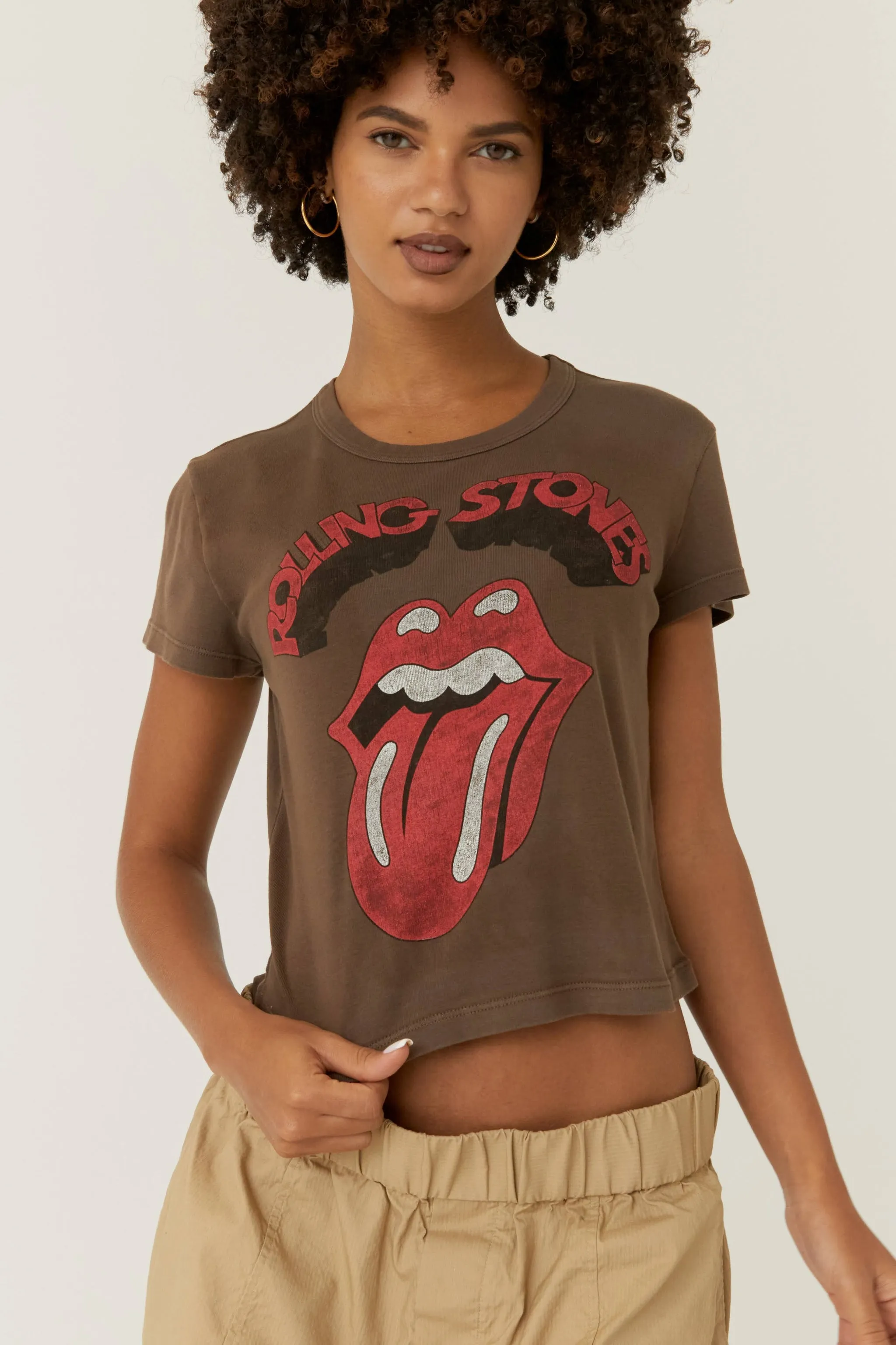 ROLLING STONES TONGUE SHRUNKEN TEE