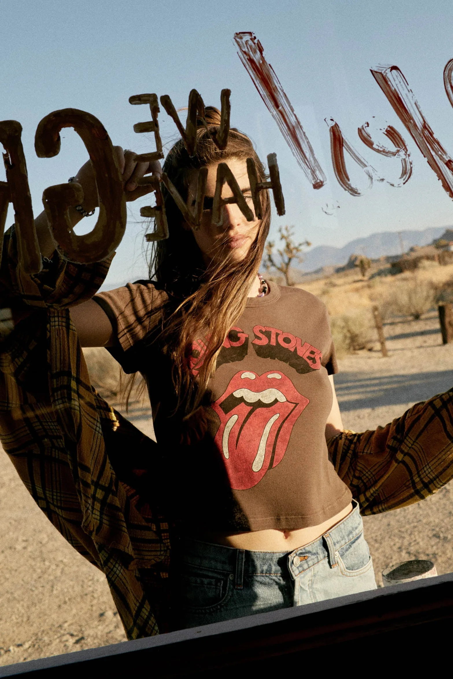 ROLLING STONES TONGUE SHRUNKEN TEE