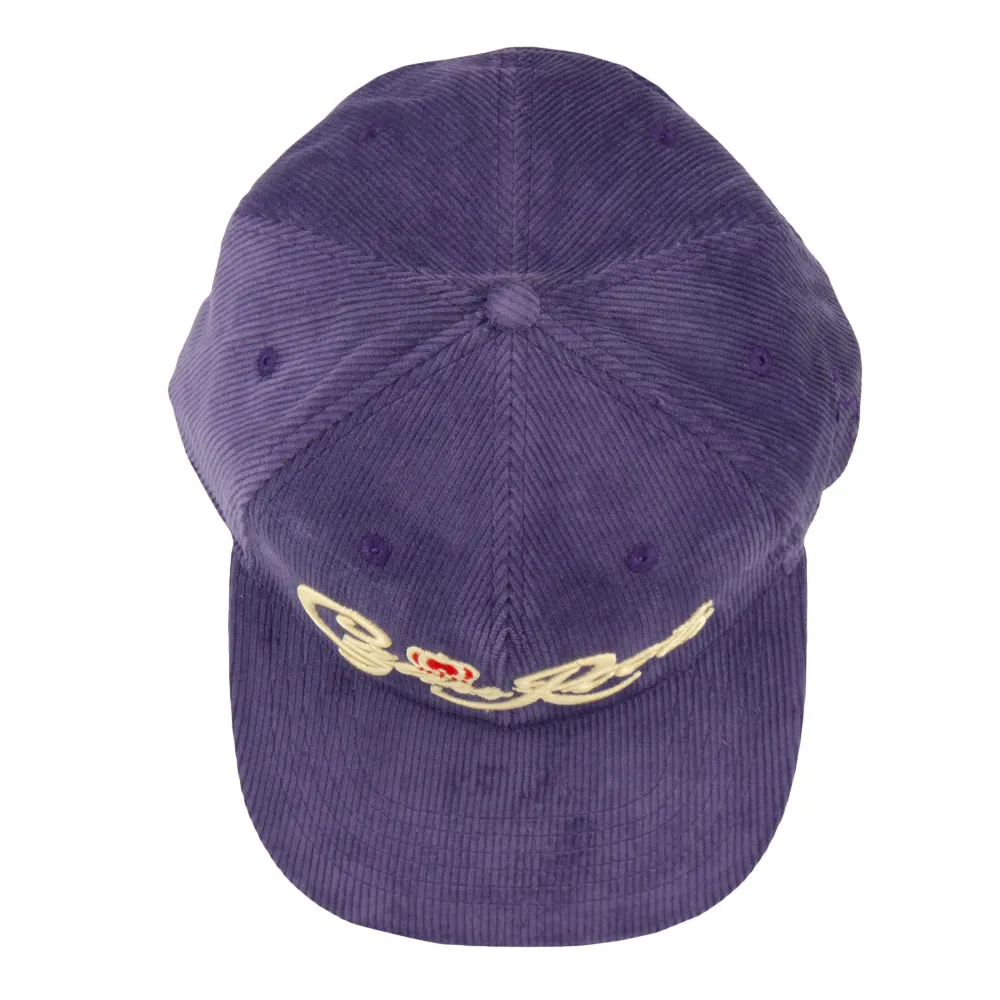 Royal Roots Purple Corduroy Snapback Hat