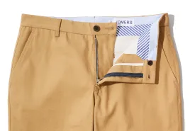 Sheffield (Slim) - Khaki Canvas Chino