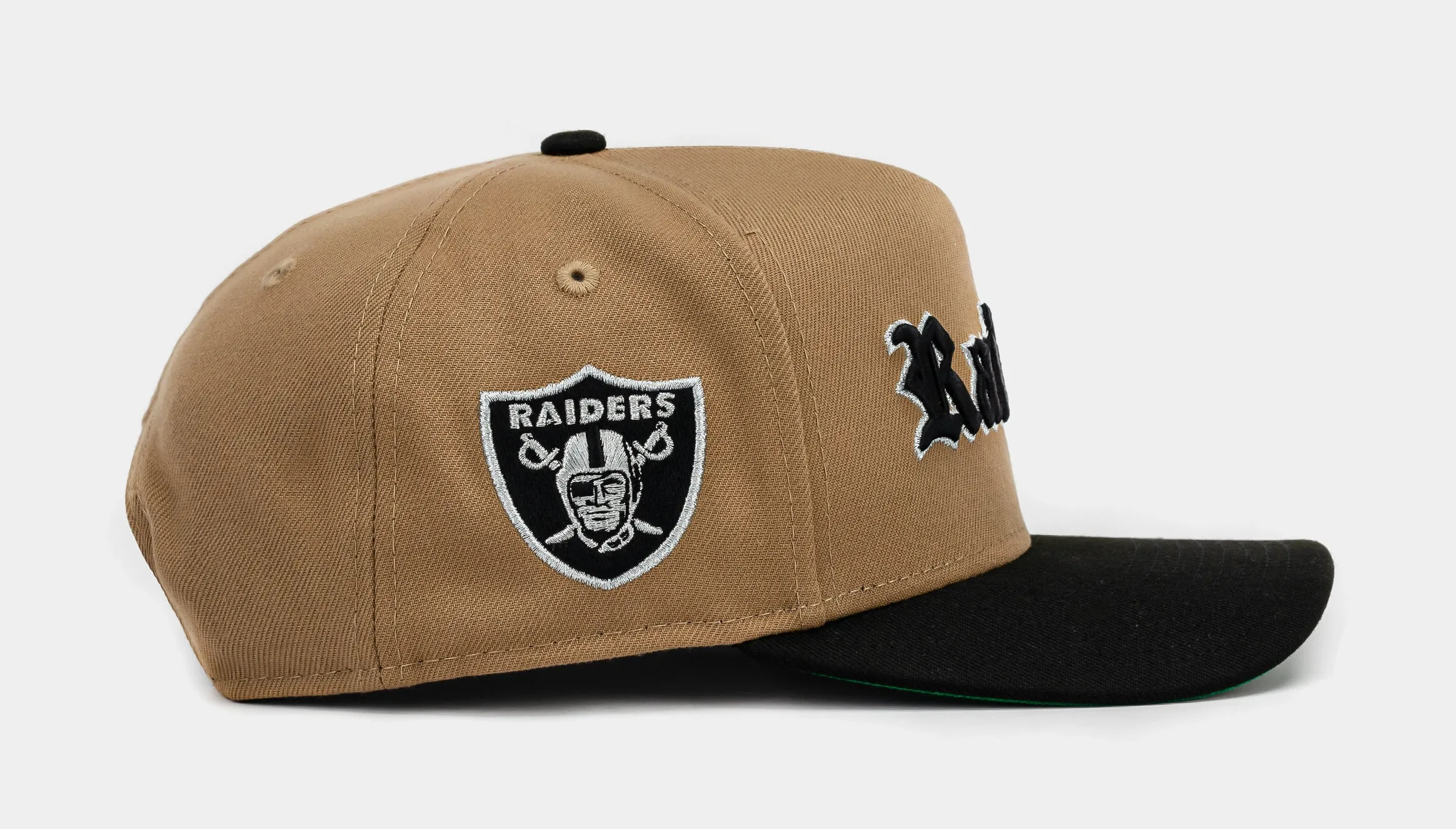 Shoe Palace Exclusive Las Vegas Raiders Khaki 950AF Snapback Mens Hat (Khaki/Black)