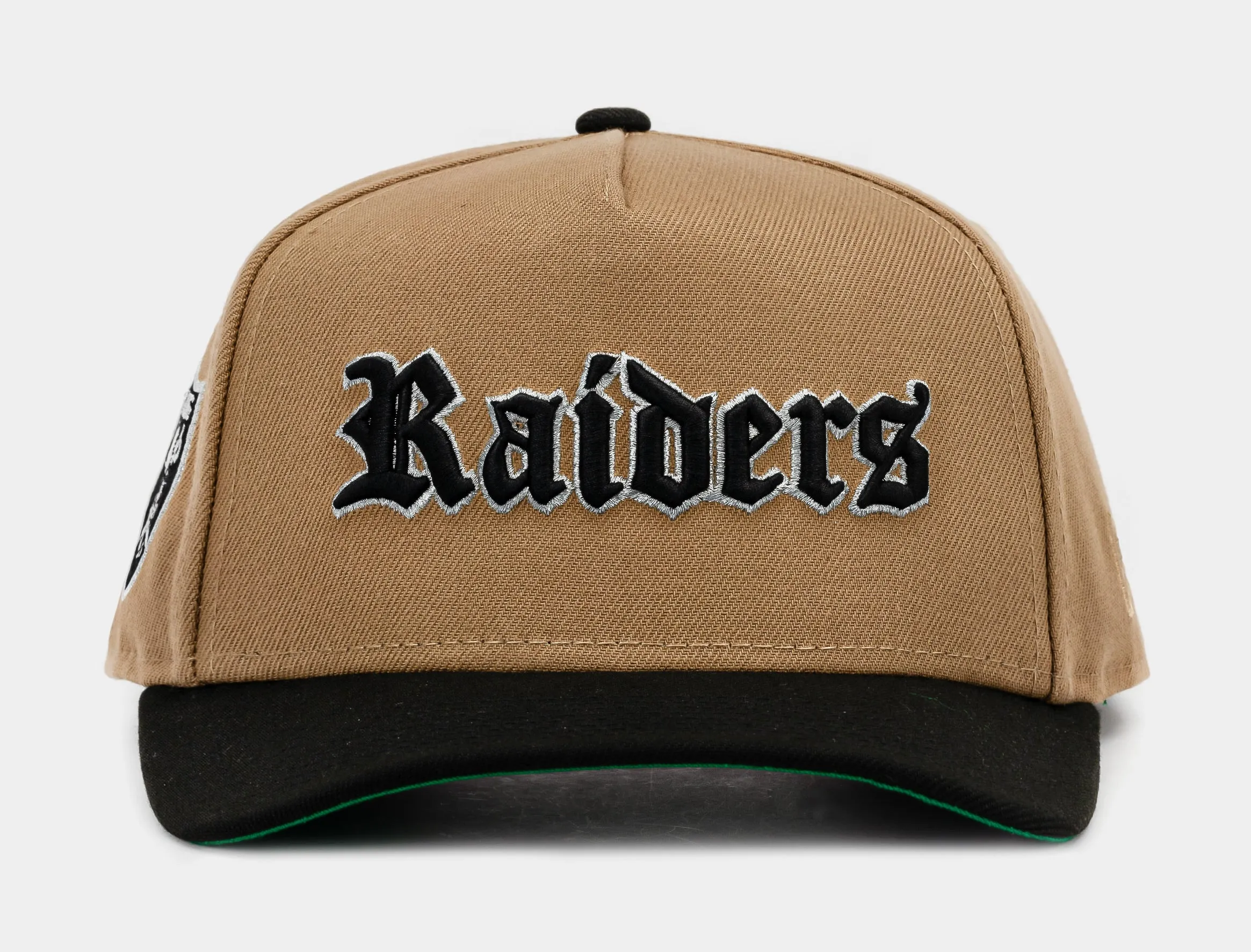 Shoe Palace Exclusive Las Vegas Raiders Khaki 950AF Snapback Mens Hat (Khaki/Black)