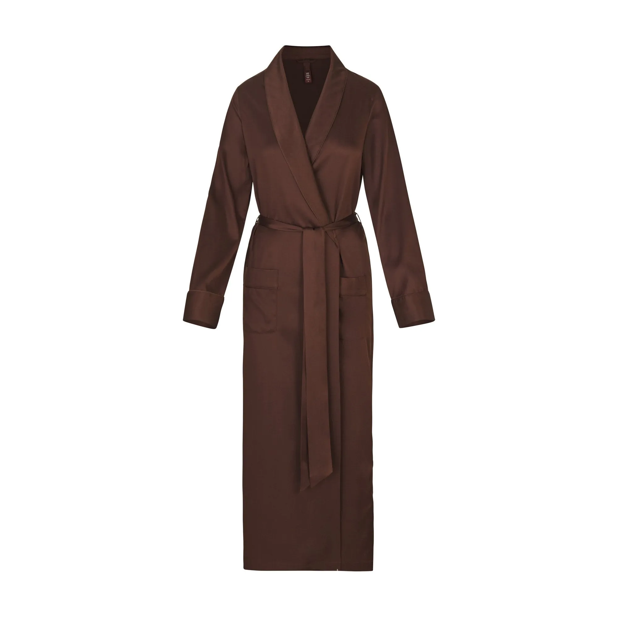 SILK SLEEP ROBE | COCOA