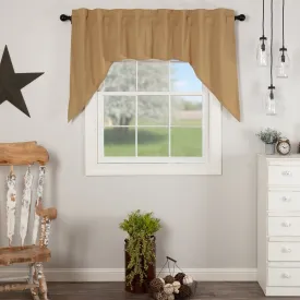 Simple Life Flax Khaki Swag Curtains