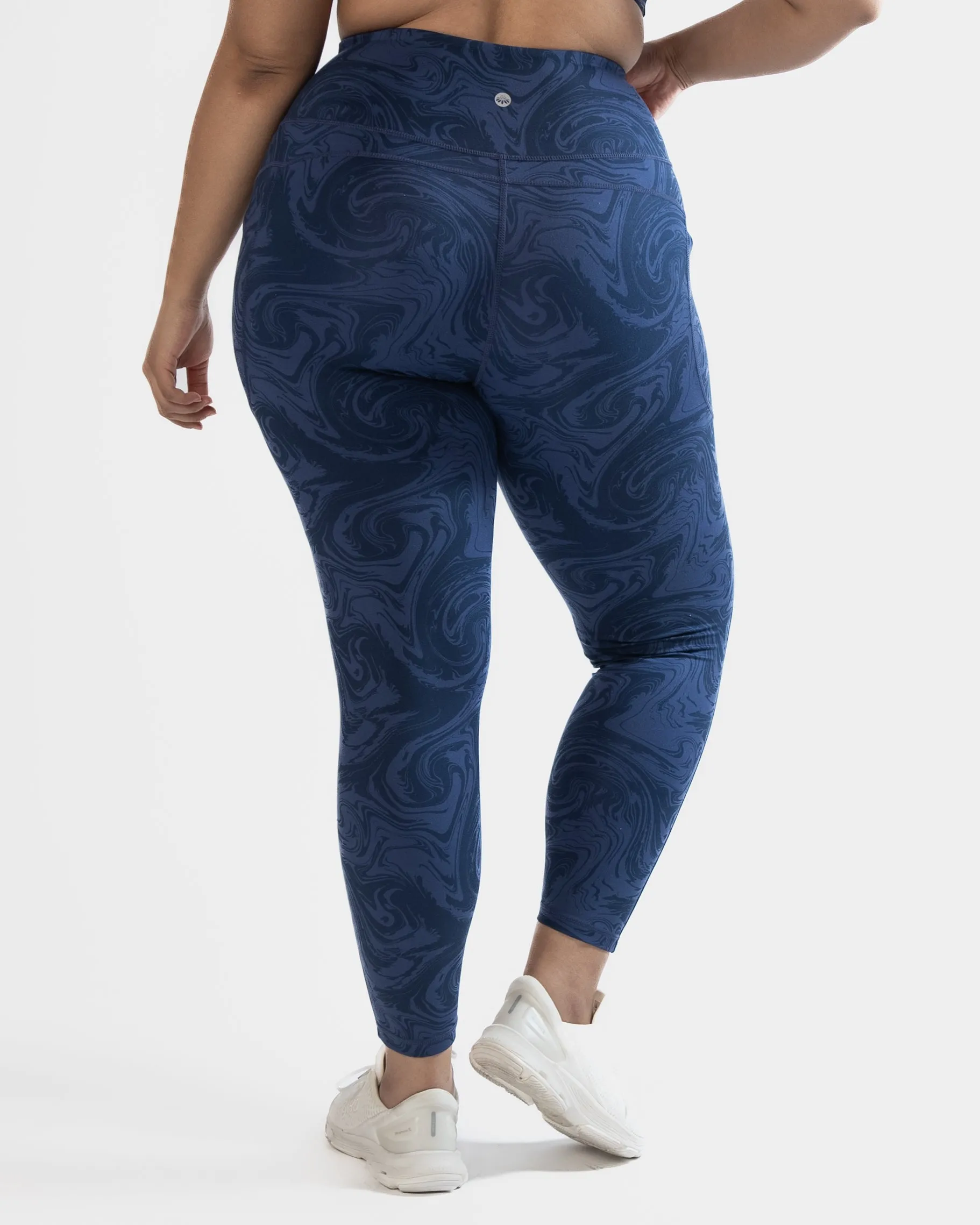 Skin High Waisted Vinyasa 7/8 Leggings - Twilight Swirl