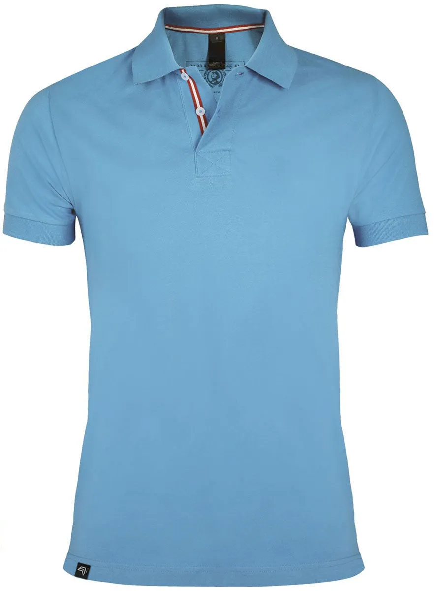 SLS 0576 ― Kontraststreifen Polo Shirt Patriot [3XL]