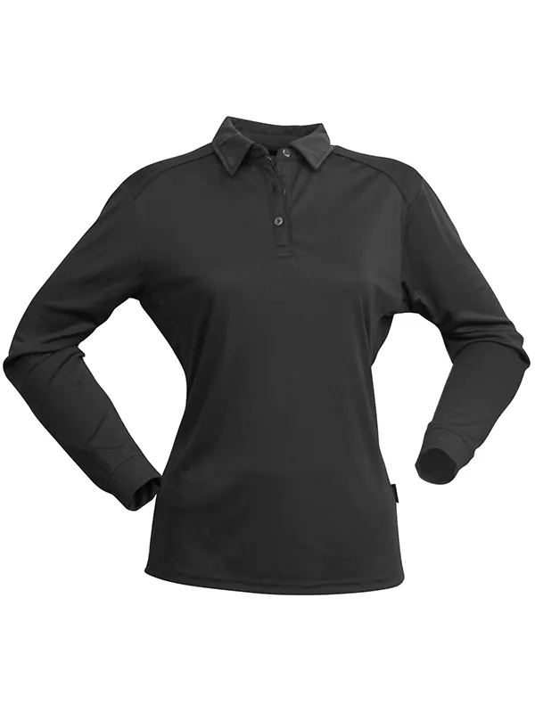 Stencil Freshen  Ladies L/S Polos (1143)