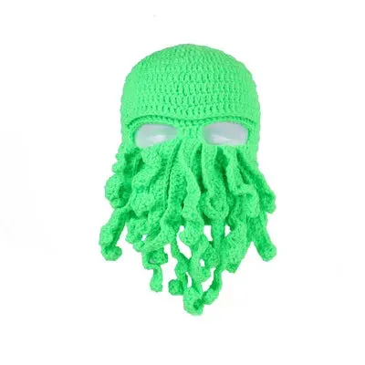 TEEK - Handmade Tentacle Crochet Bearded Beanie