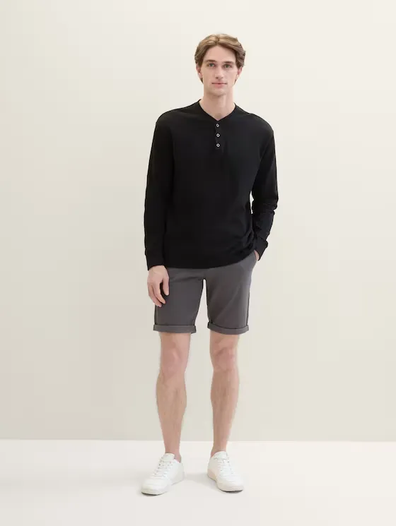 Tom Tailor Cotton Grey Chino Short