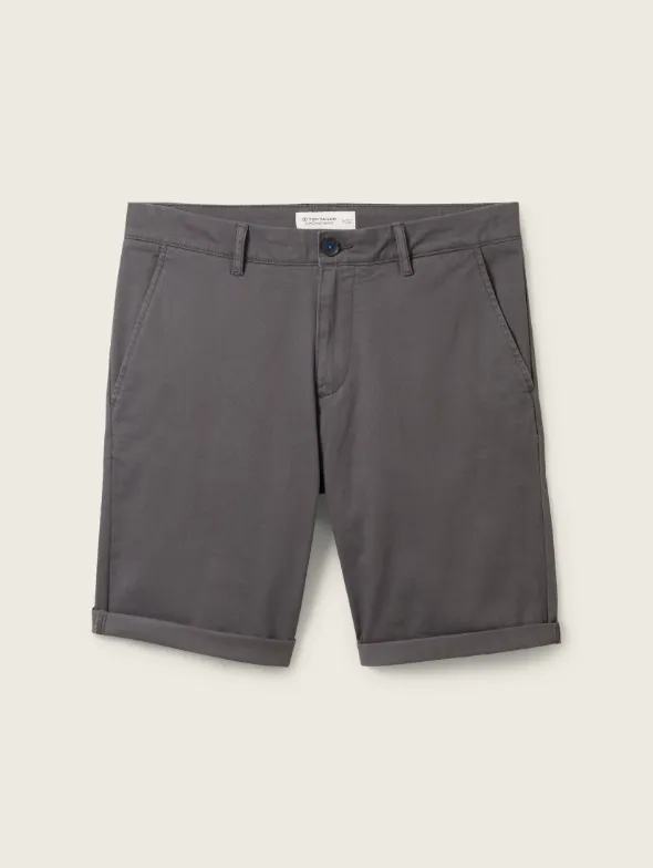 Tom Tailor Cotton Grey Chino Short