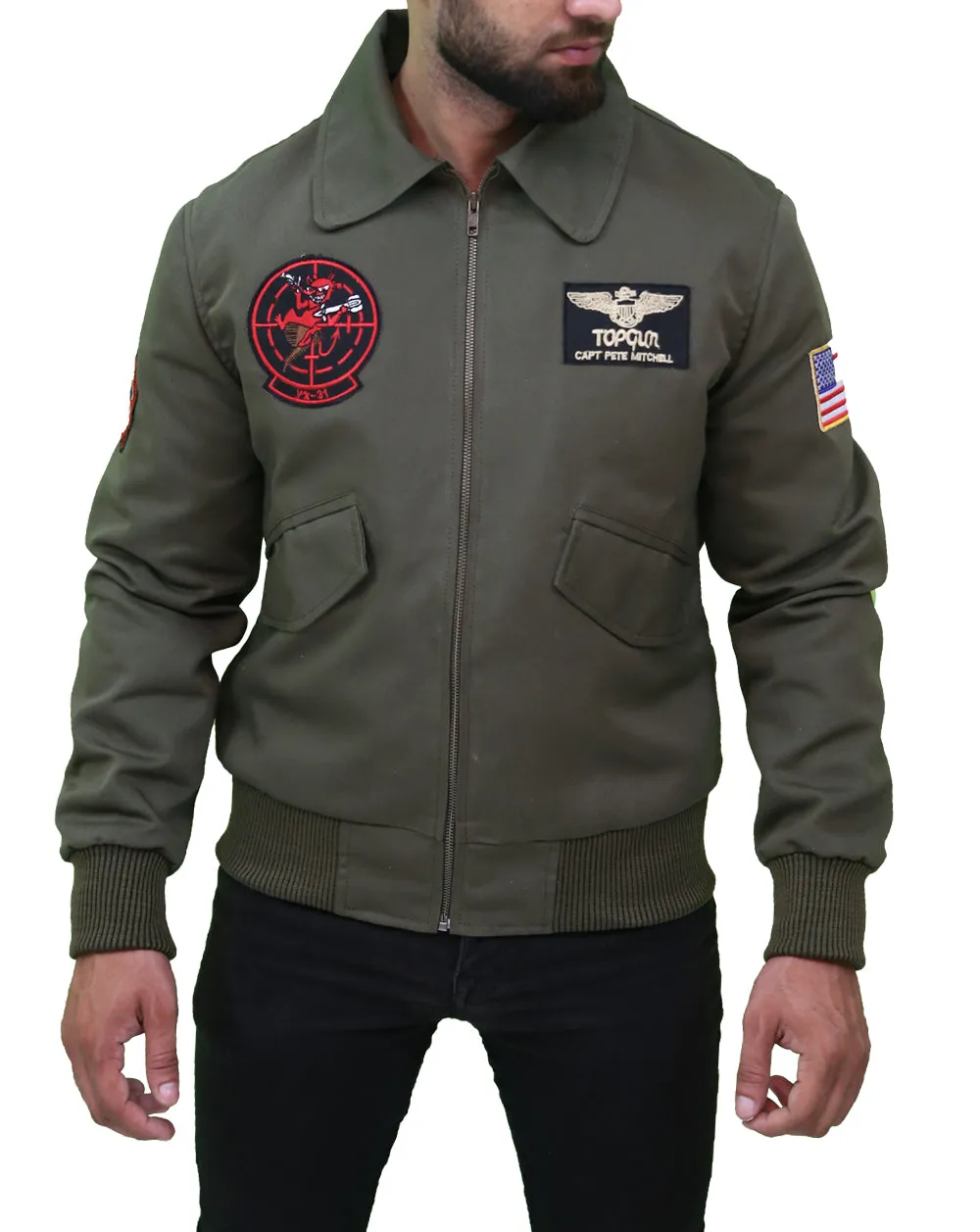 Top Gun 2 Tom Cruise Maverick Bomber Jacket